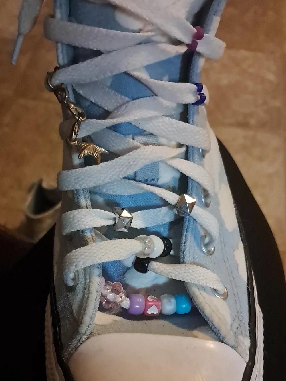 Converse light blue